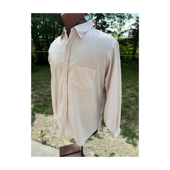 Vtg 50s Royal Master Sanforized Mercerized Cotton Work Shirt 17/34 - Picture 5 of 16